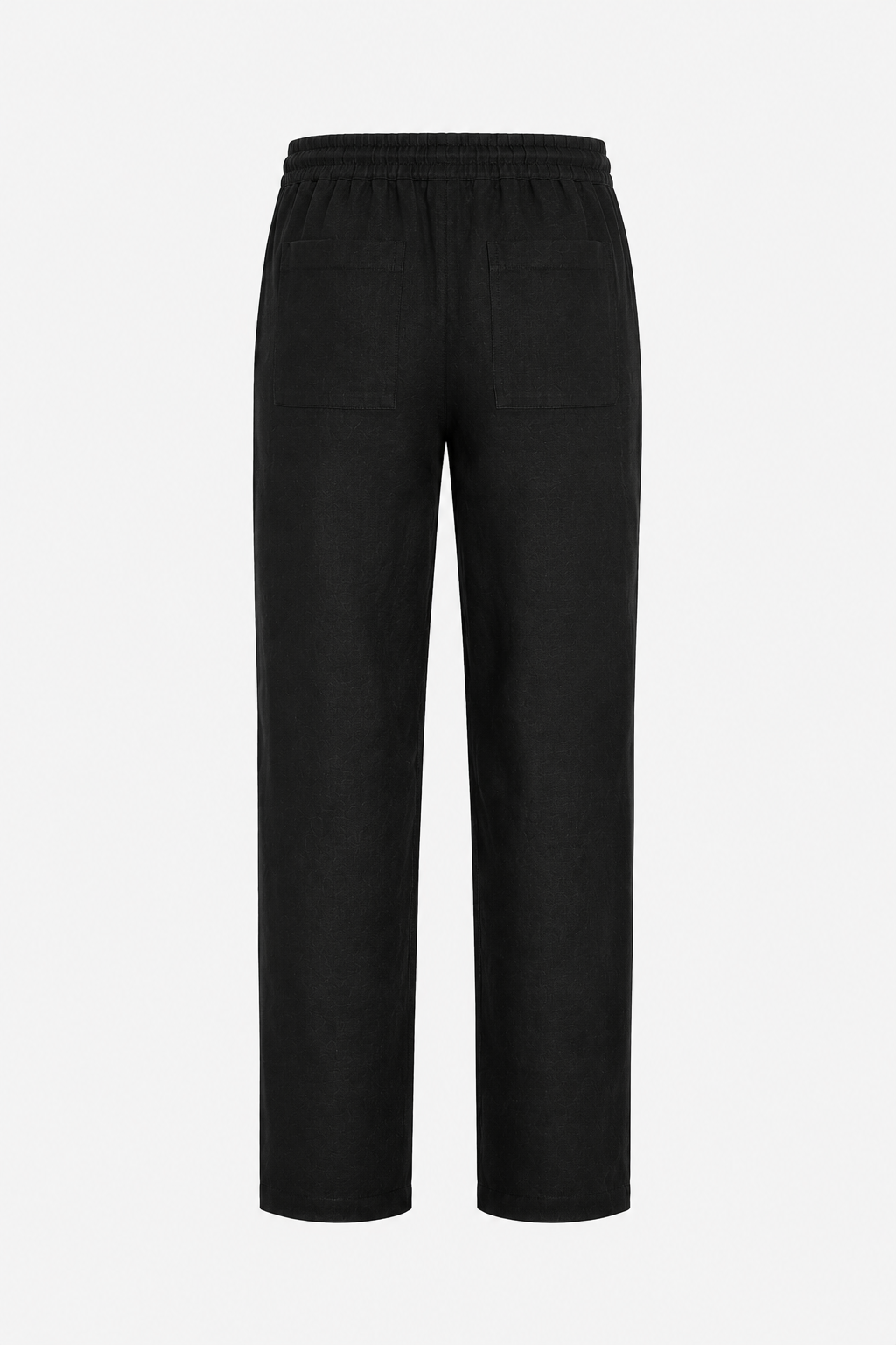 Linnen Broek Black