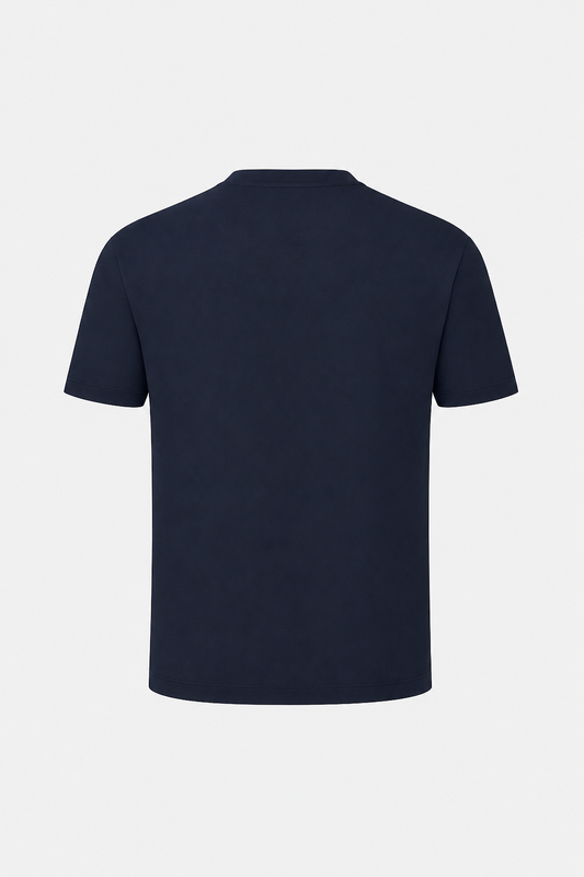 Mercerised T-shirt Navy Blue®
