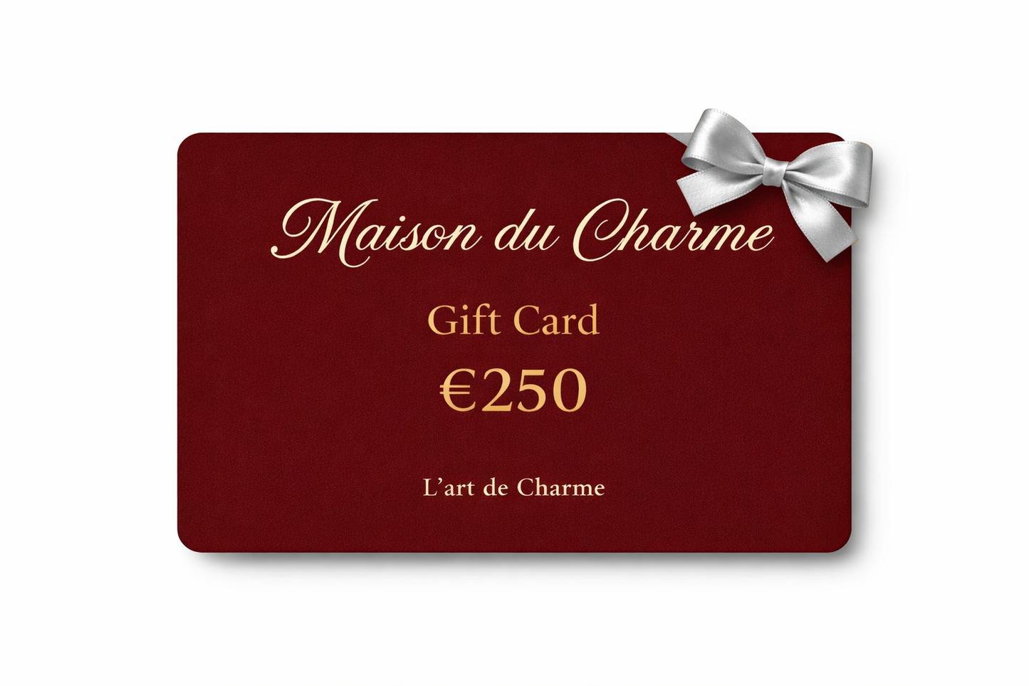 Cadeaukaart ZILVER