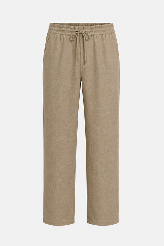 Linnen Broek Beige