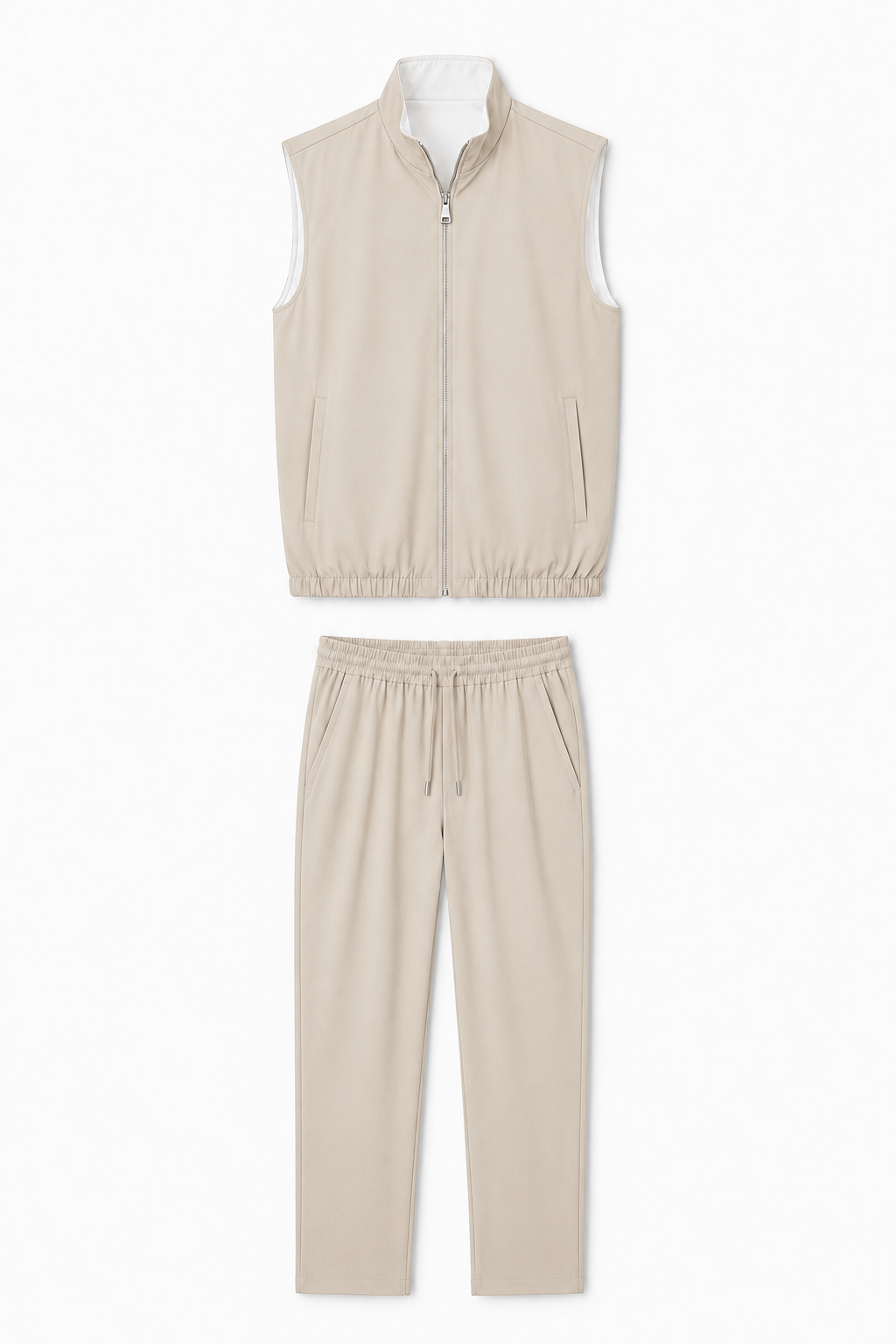Bodywarmerset Beige