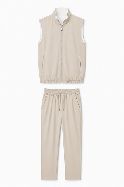 Bodywarmerset Beige