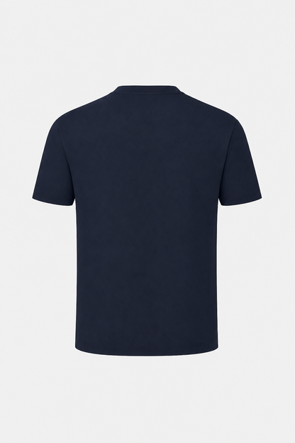 Mercerised T-shirt Navy Blue®