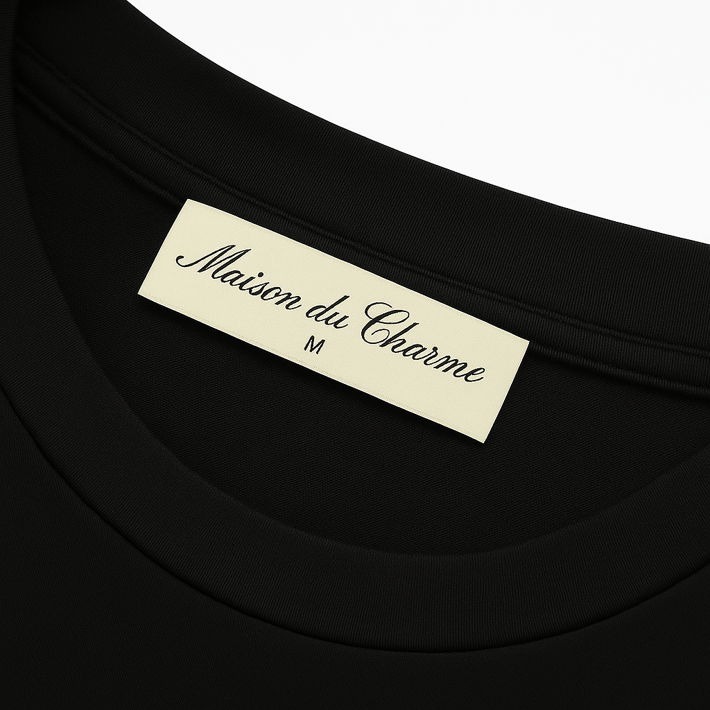 Mercerised T-shirt Obsidian Black®