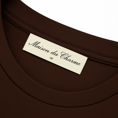 Mercerised T-shirt Chocolate Brown®