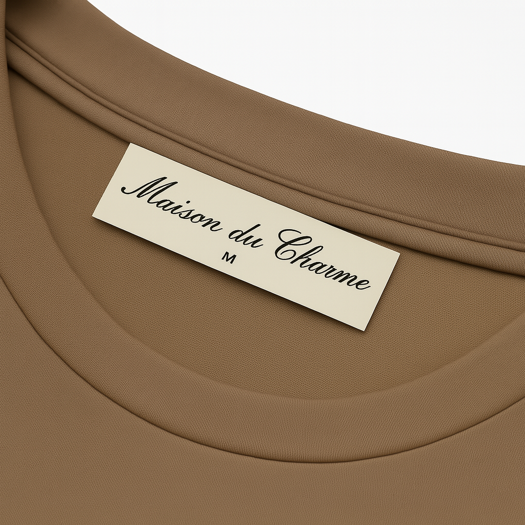 Mercerised T-shirt Oyster Taupe®