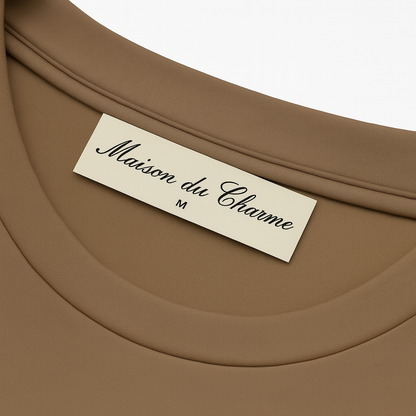 Mercerised T-shirt Oyster Taupe®