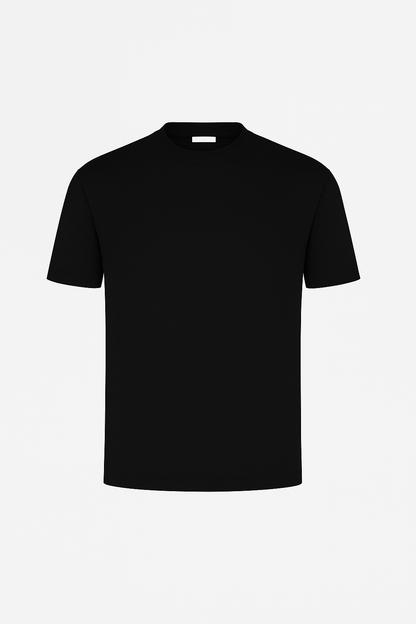 Mercerised T-shirt Obsidian Black®