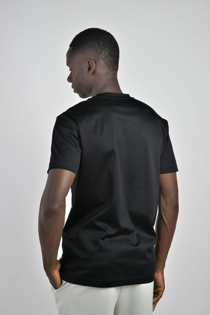 Mercerised T-shirt Obsidian Black®