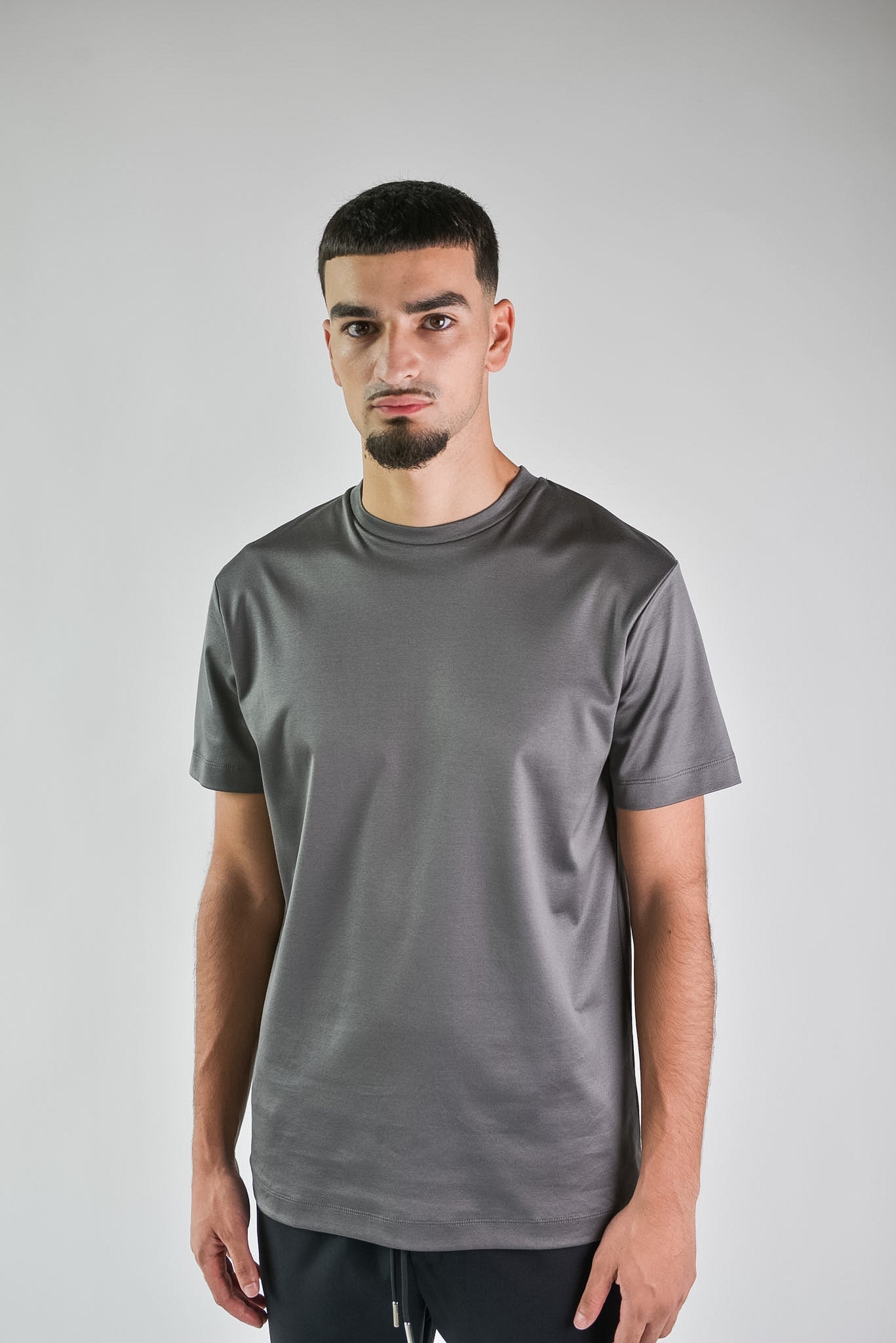 Mercerised T-shirt Graphite Grey®