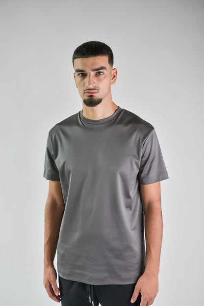Mercerised T-shirt Graphite Grey®