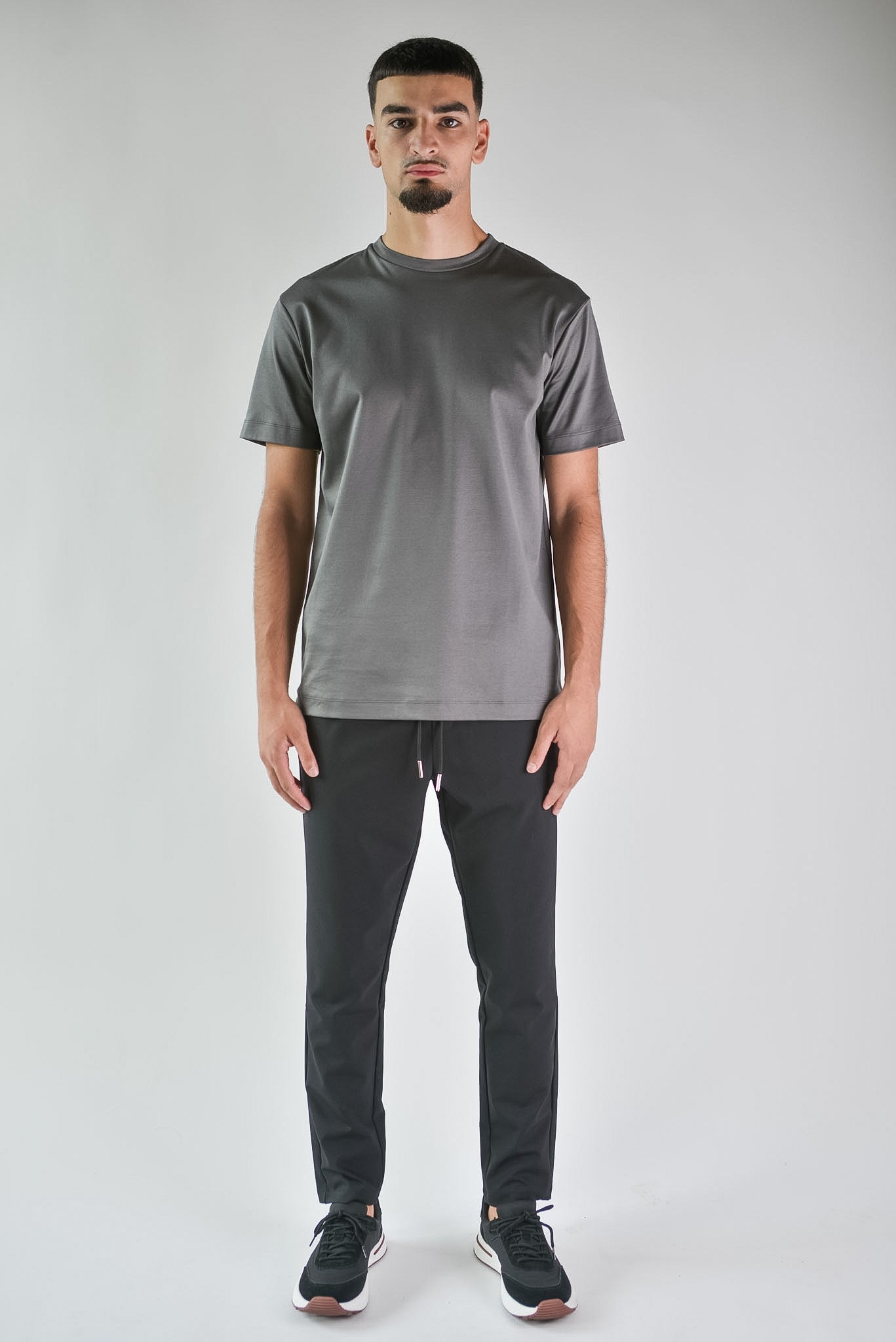 Mercerised T-shirt Graphite Grey®