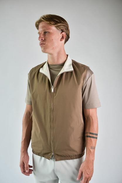 Bodywarmer Reversible Caramel Brown®