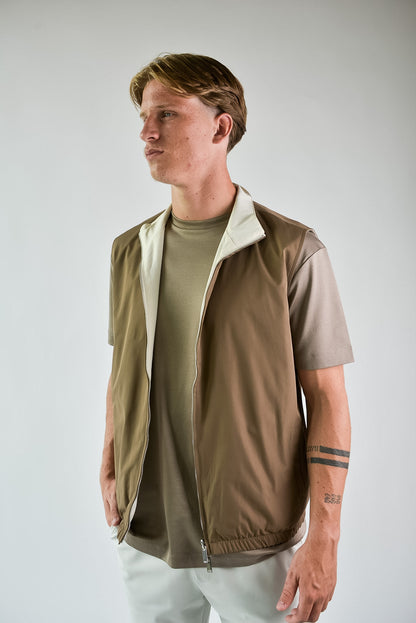 Bodywarmer Reversible Caramel Brown®