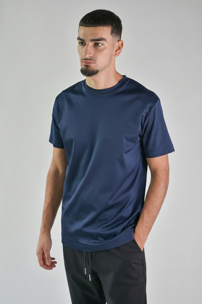 Navy t-shirt zonder watermark